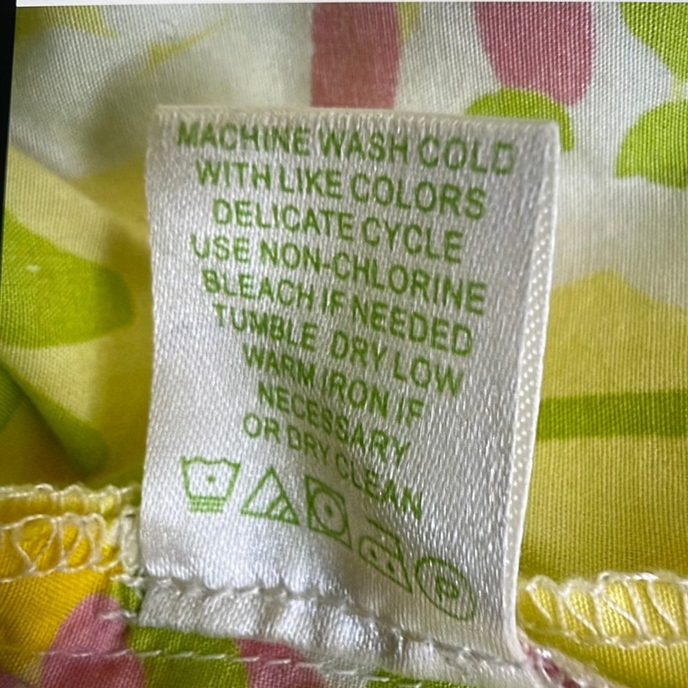 Lilly Pulitzer Jubilee Heatherly Floral Yellow Skort - Picture 8 of 9
